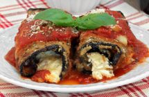 Berenjenas Rellenas con Queso Blanco
