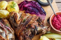 col lombarda con costillas de cerdo