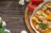 conejo con champiñones