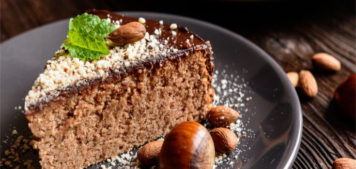 Tarta de castañas