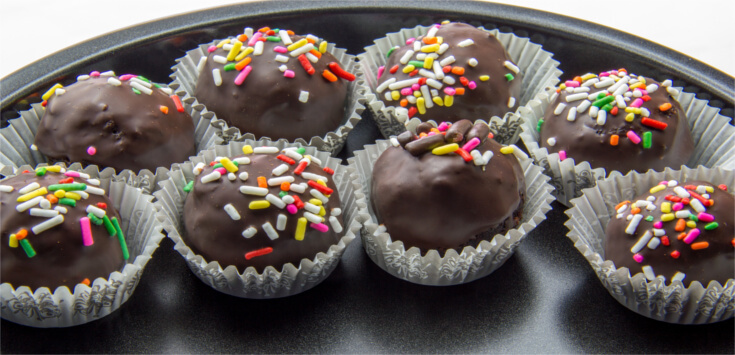 bolas de chocolate