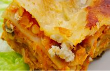 lasaña de calabaza
