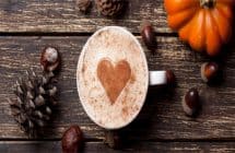 Café con un toque de calabaza