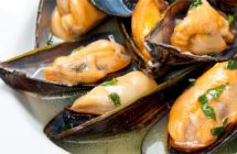 Mejillones con salsa verde