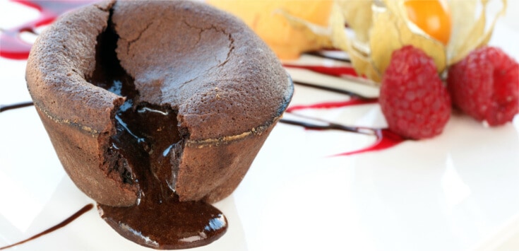 Coulant de chocolate