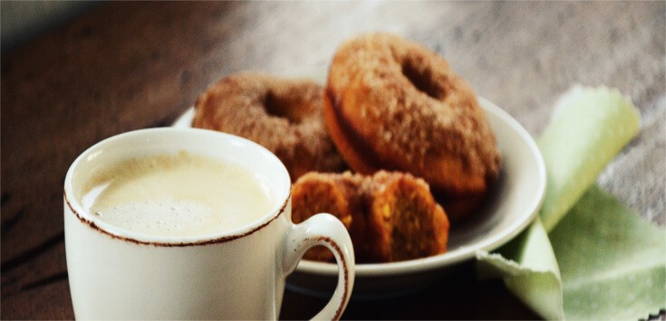 Rosquillas de naranja dulce