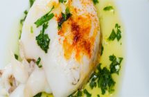 Sepia a la plancha con salsa verde