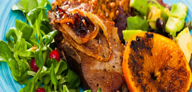 Lomo a la naranja con especias